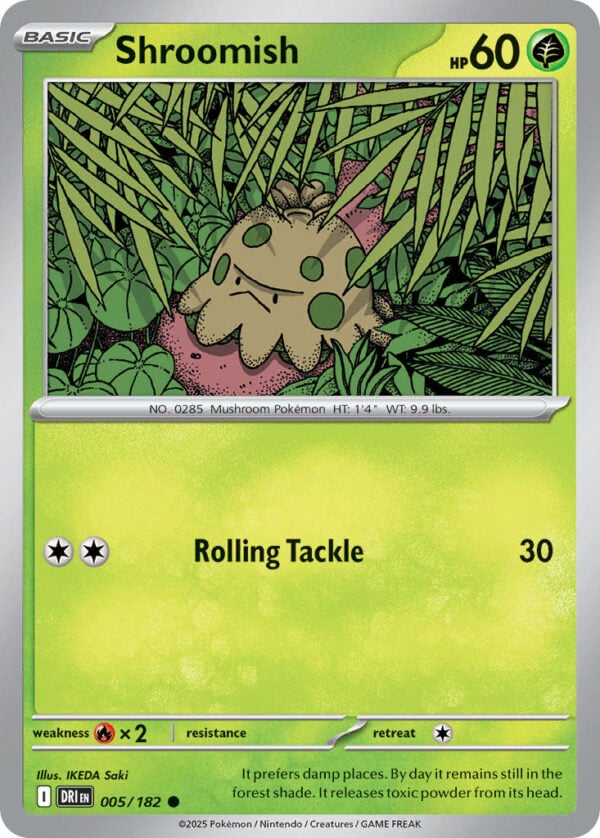Shroomish - Destined Rivals (DRI) #005 - Image 1