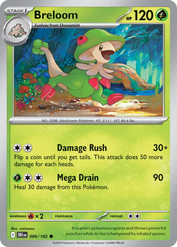 Breloom - Destined Rivals (DRI) #006 - Image 1